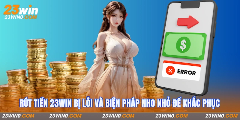 Rút tiền 23Win bị lỗi và biện pháp nho nhỏ để khắc phục